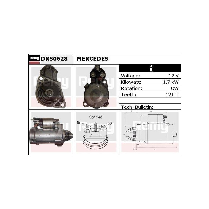 DEMARREUR - REMY REMANUFACTURED - M