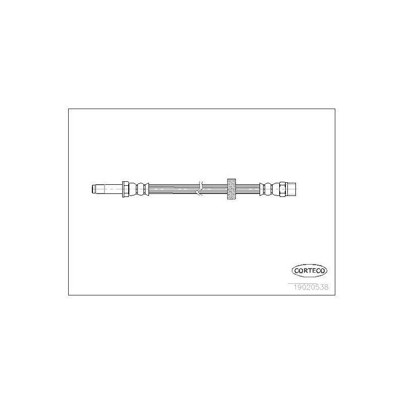 FLEXIBLE DE FREIN SEAT TOLEDO