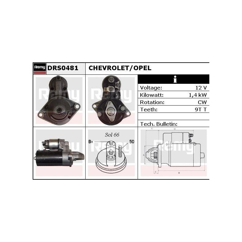 DEMARREUR - REMY REMANUFACTURED - C