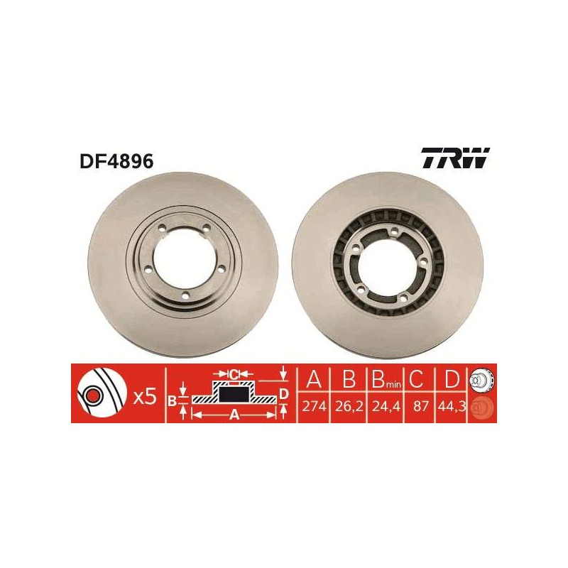 PAIRE DE DISQUES