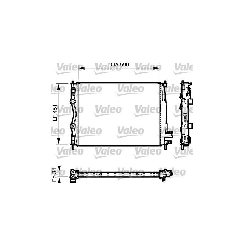 RAD MOT NISSAN QASHQAI