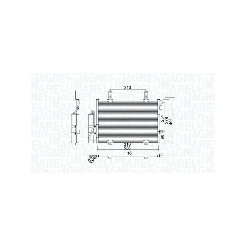 CONDENSEUR RENAULT CLIO II/KANGOO