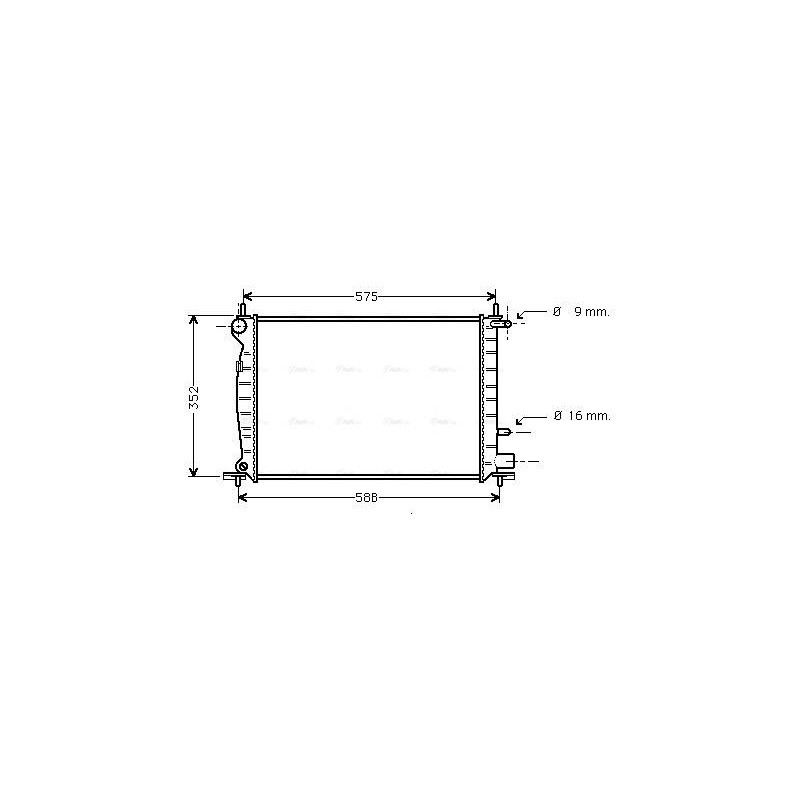 RAD EAU-VL/VUL- FORD- PRE