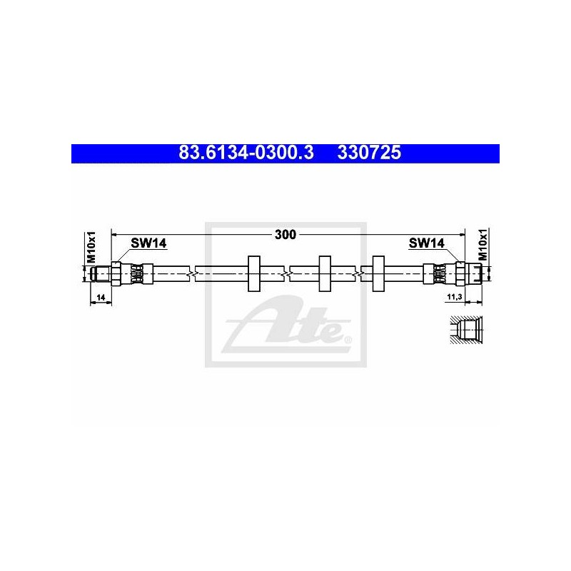 FLEXIBLE DE FREIN / EMBRAYAGE