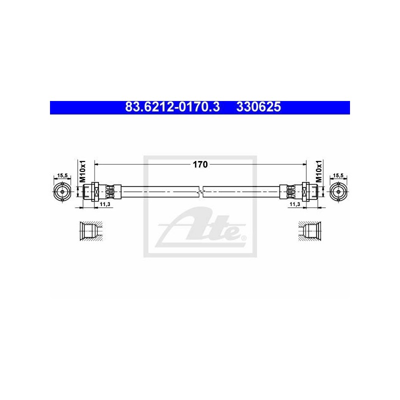 FLEXIBLE DE FREIN / EMBRAYAGE