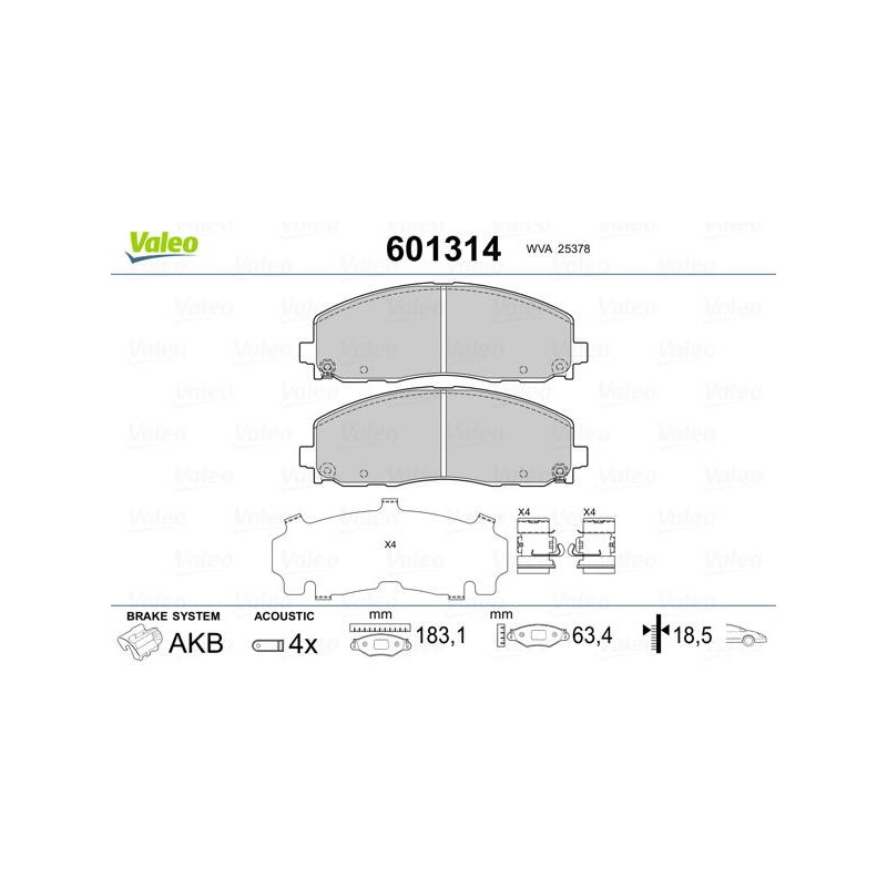 PLAQ FREIN CHRYSLER GRAND VOYAG AV