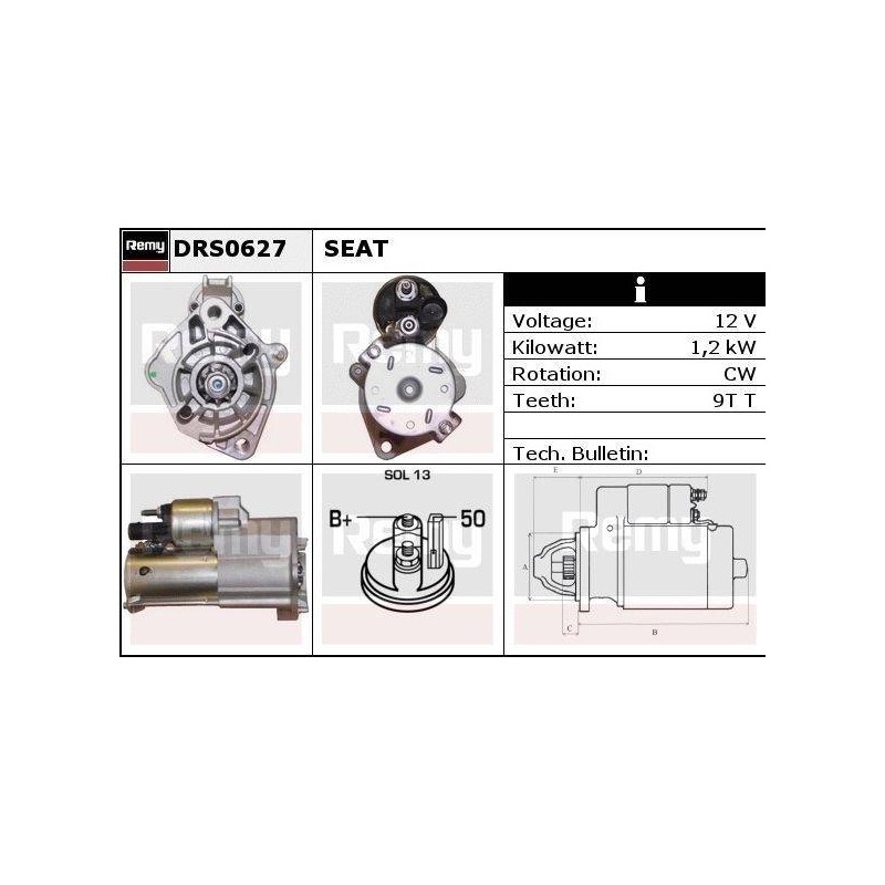 DEMARREUR - REMY REMANUFACTURED - S