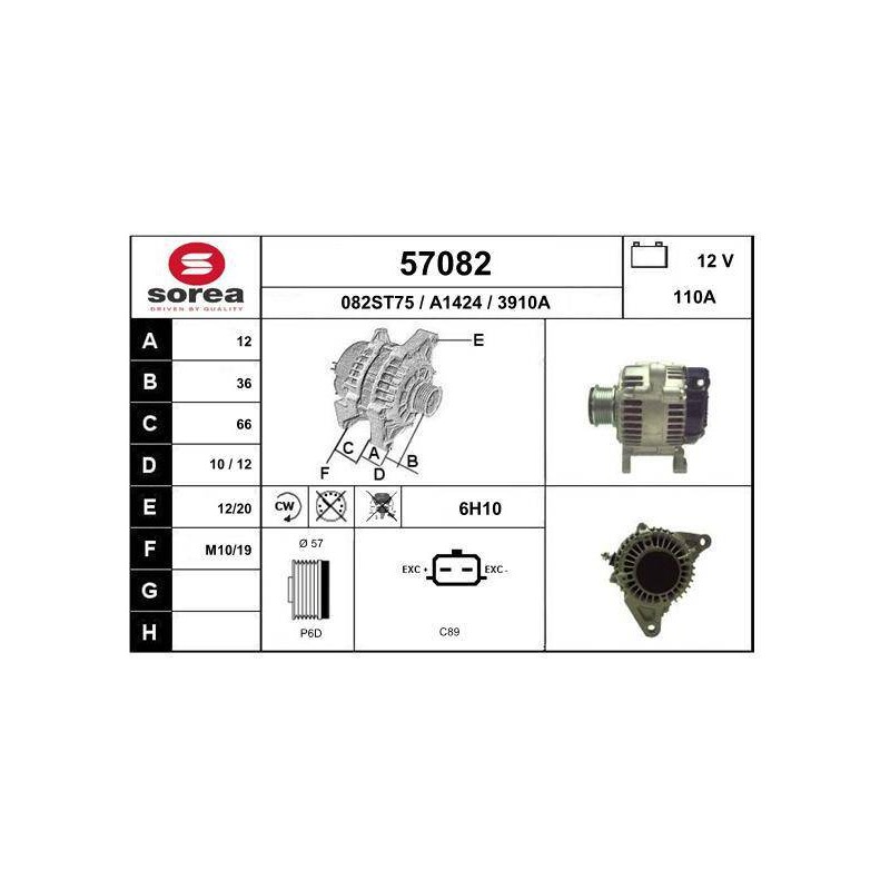 ALTERNATEUR VL / CHEROKEE - 2.8 CRD