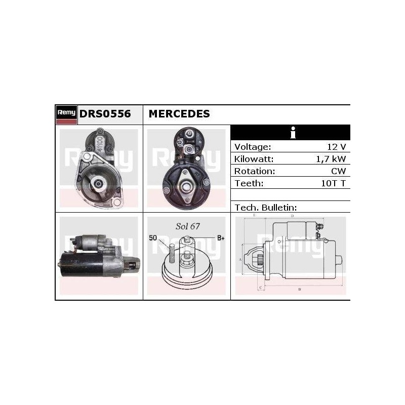 DEMARREUR - REMY REMANUFACTURED - M