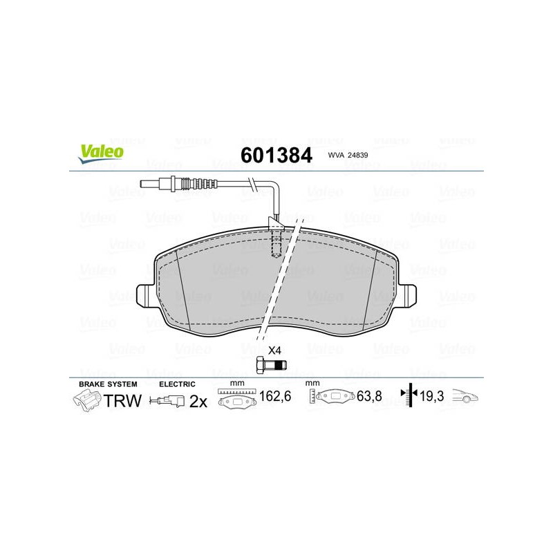 PLAQ FREIN CITROEN C8
