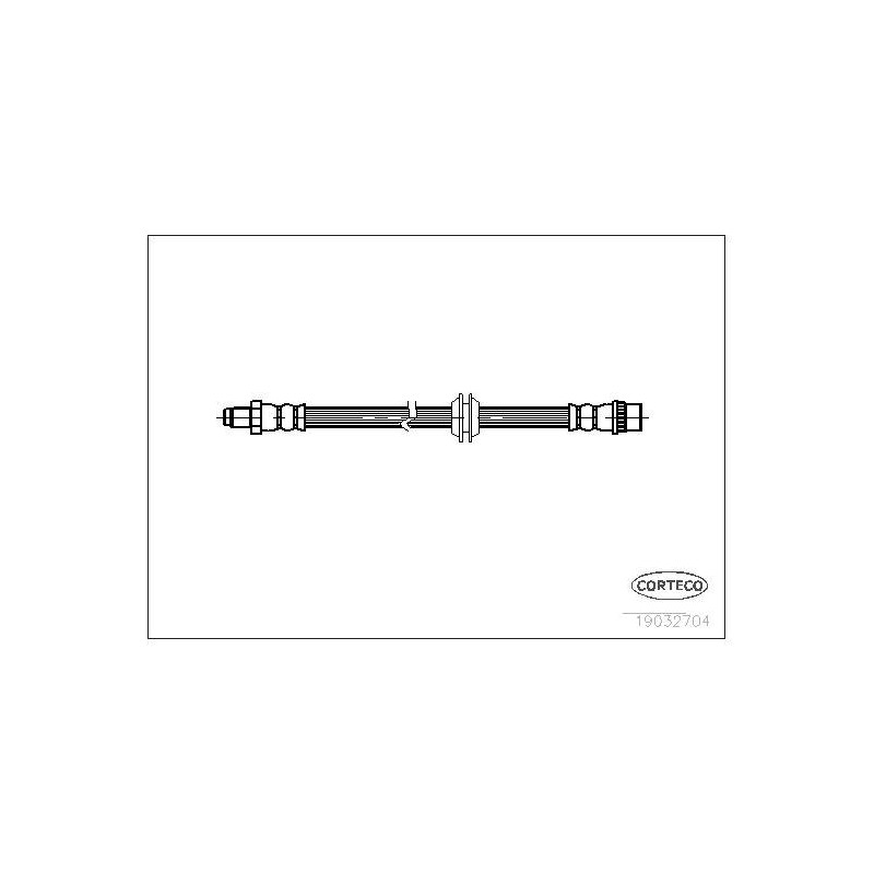 FLEXIBLE DE FREIN MG MG ZT-ROVER