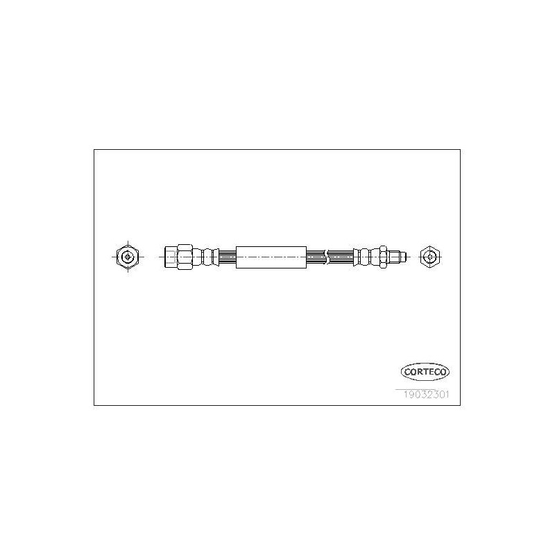 FLEXIBLE DE FREIN FORD TRANSIT