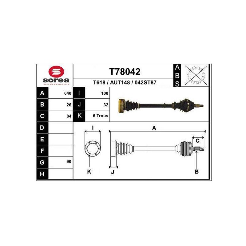TRANSMISSION / AUDI 100 2.0