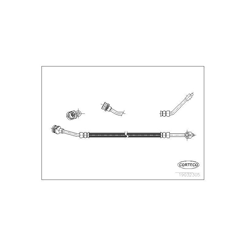 FLEXIBLE DE FREIN NISSAN TERRANO