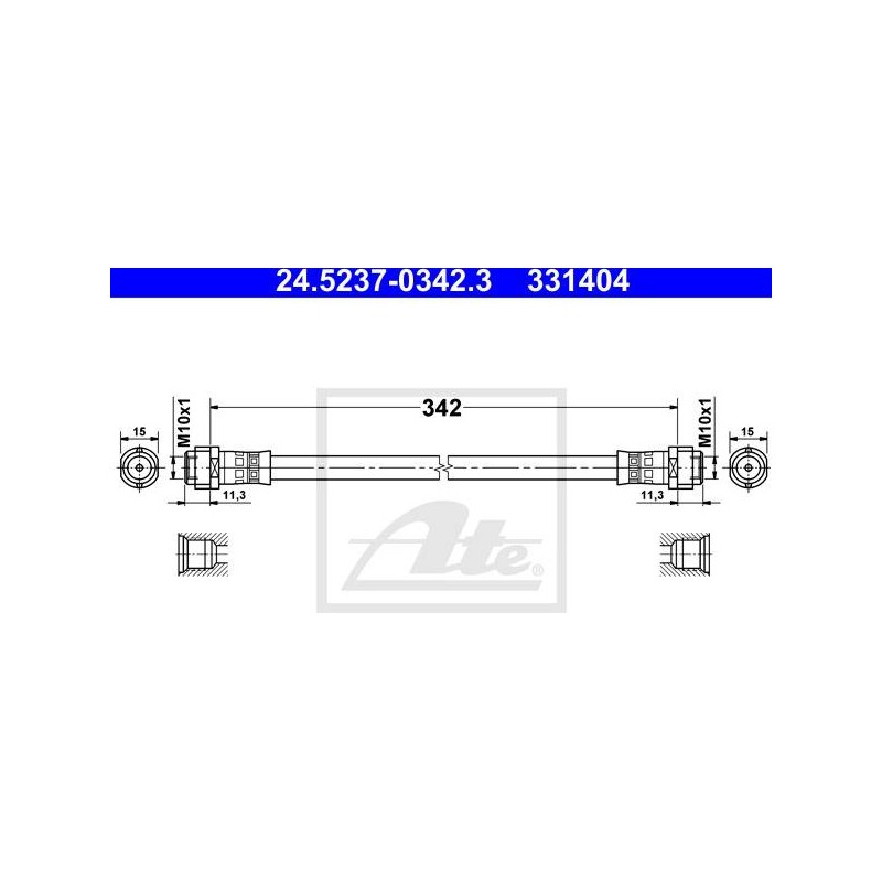 FLEXIBLE DE FREIN / EMBRAYAGE