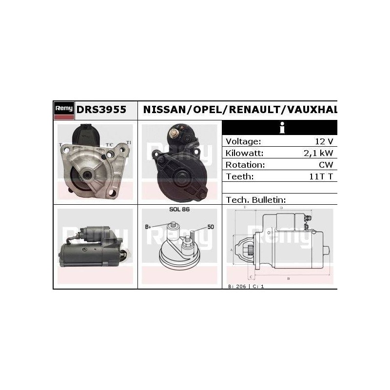 DEMARREUR - REMY REMANUFACTURED - N