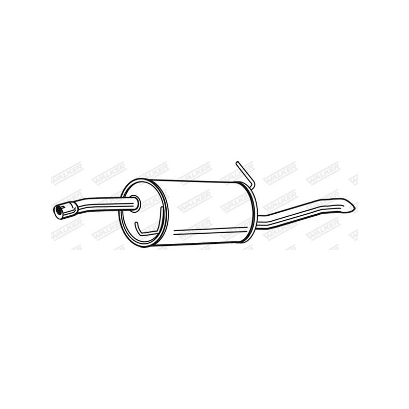 SILENCIEUX ARRIERE FORD FUSION 1242