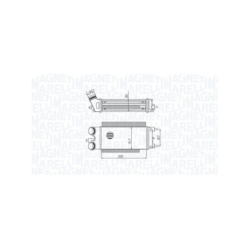 INTERCOOLER FORD FIESTA VI 1.6 TDCI