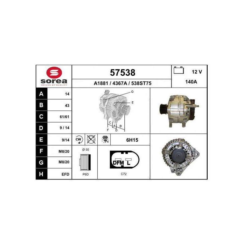 ALTERNATEUR VL / VW AMAROK 2.0 TDI
