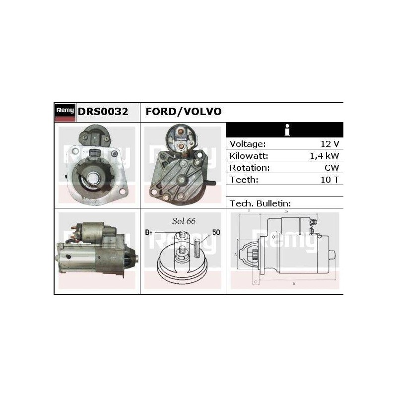 DEMARREUR - REMY REMANUFACTURED - F