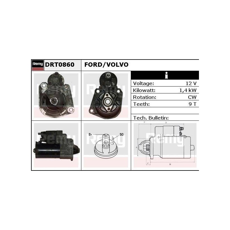 DEMARREUR - REMY REMANUFACTURED - F