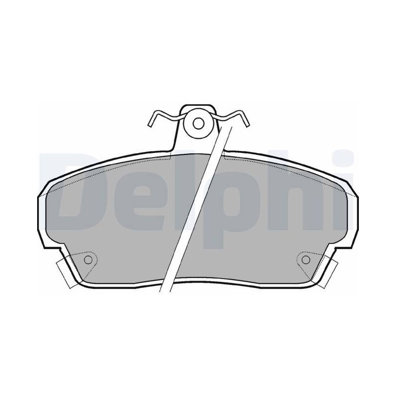 JEU DE PLAQUETTES DE FREIN