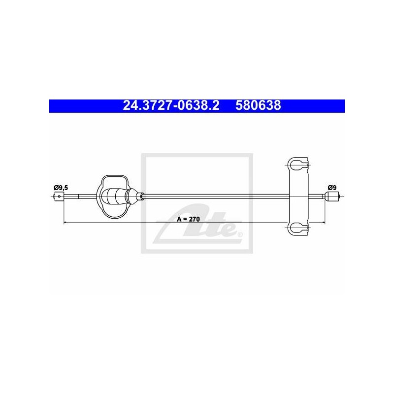CABLE DE FREIN A MAIN