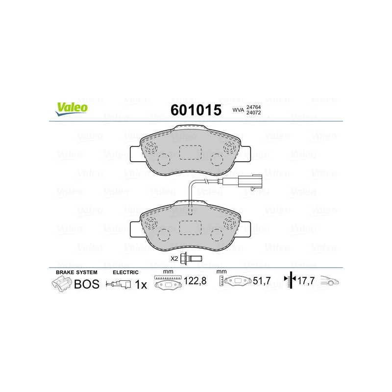 PLAQ FREIN FIAT 500. FORD KA