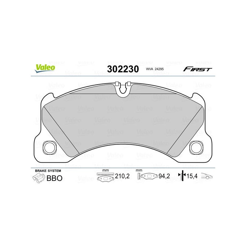 PLAQ FREIN FIRST VW TOUAREG 04.10 1
