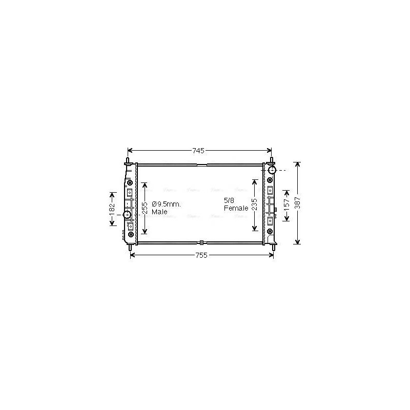 RAD EAU-VL/VUL- CHRYSLER- PRE