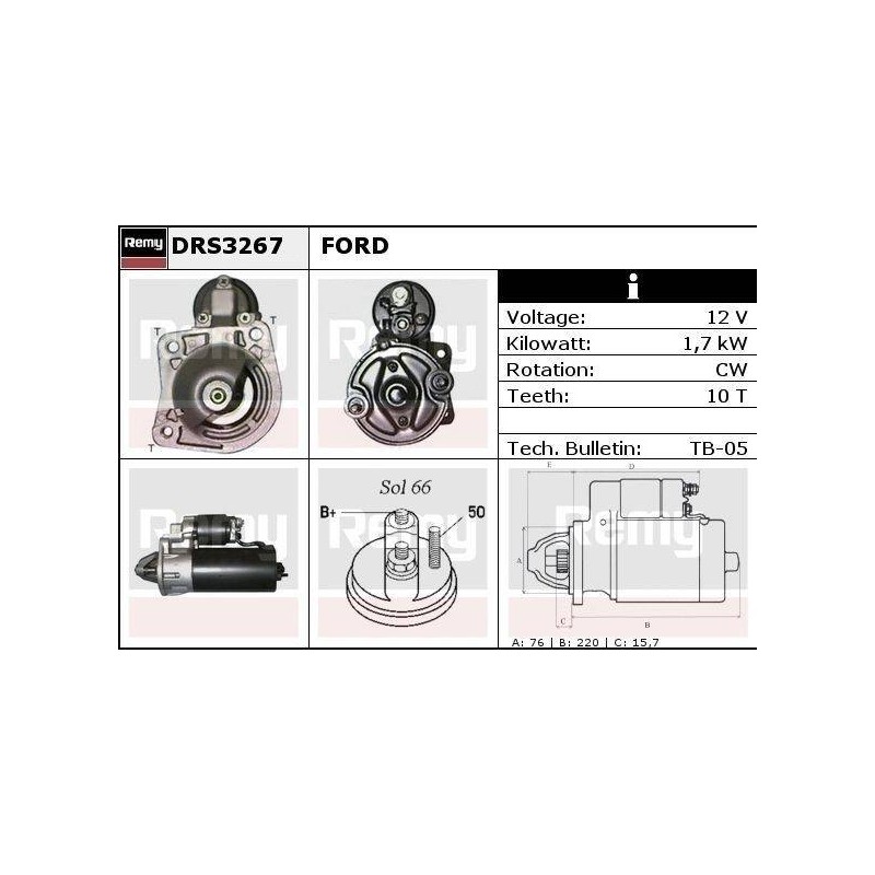 DEMARREUR - REMY REMANUFACTURED - F