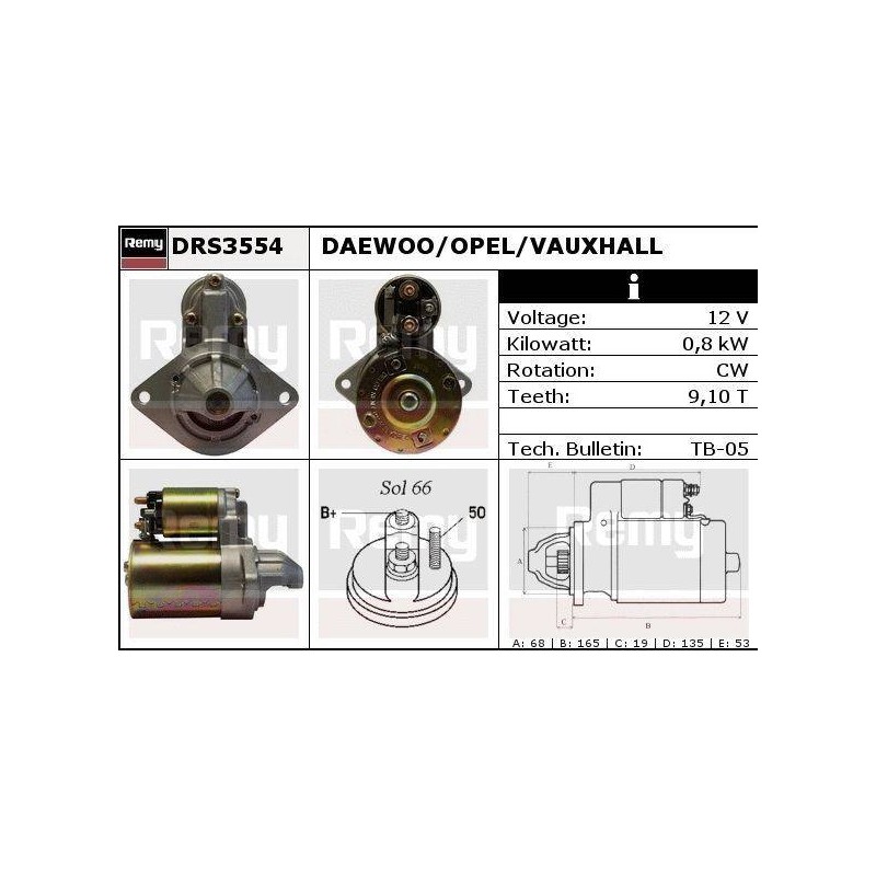 DEMARREUR - REMY REMANUFACTURED - C