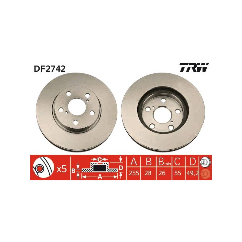 PAIRE DE DISQUES