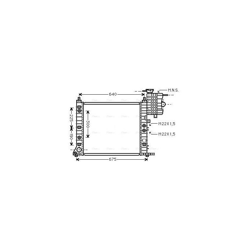 RAD EAU-VL/VUL- MERCEDES- ALT