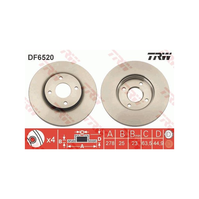 PAIRE DE DISQUES