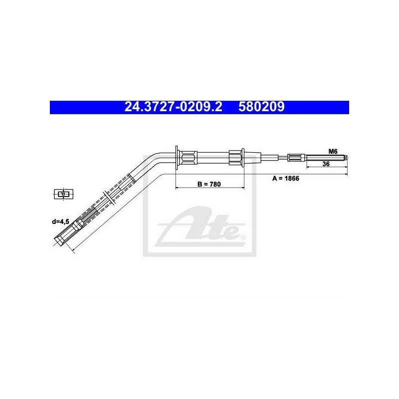 CABLE DE FREIN A MAIN