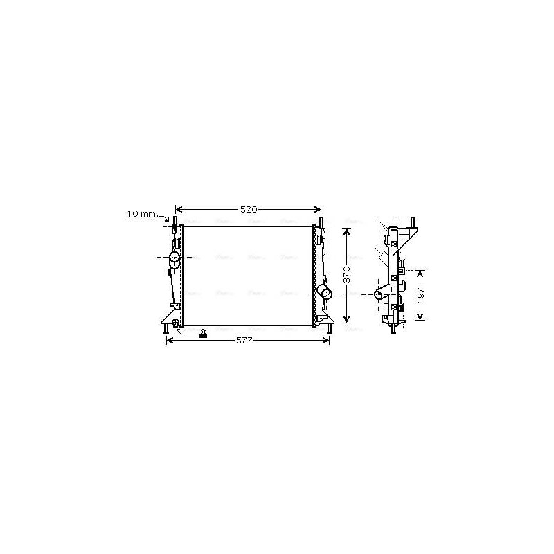 RAD EAU-VL/VUL- FORD- PRE