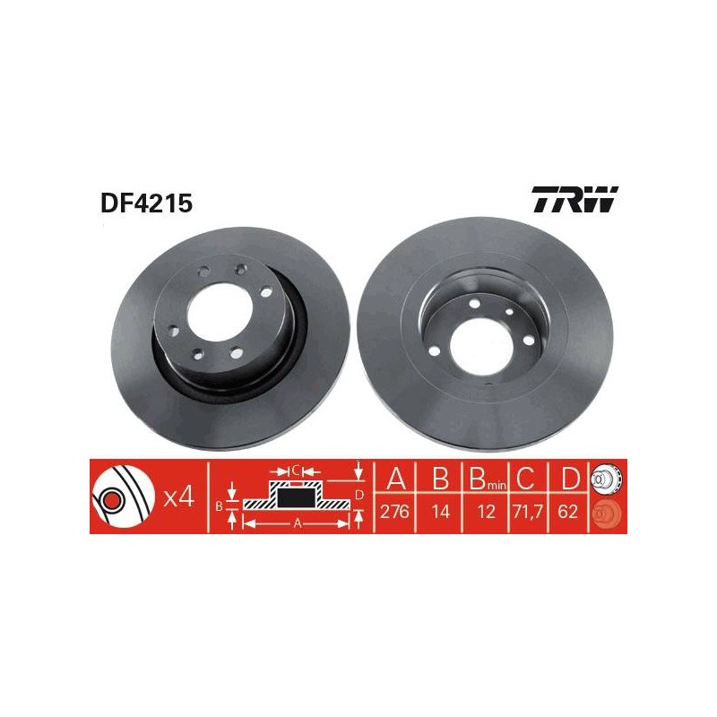 PAIRE DE DISQUES