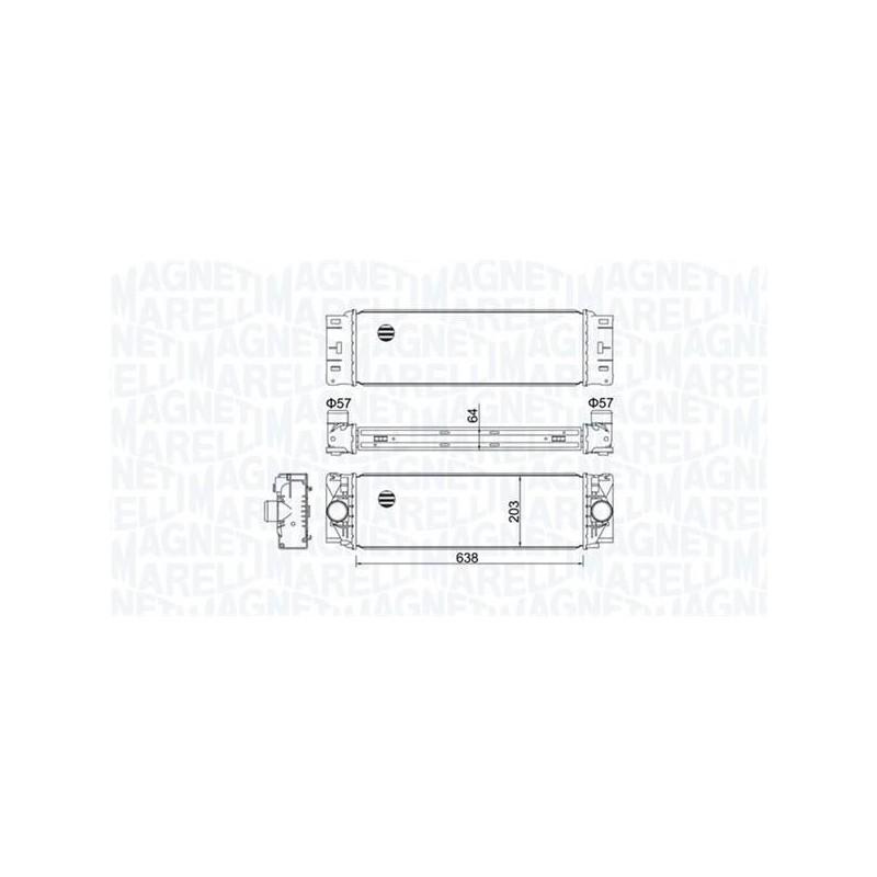 INTERCOOLER VW CRAFTER 30-50 2.5TDI