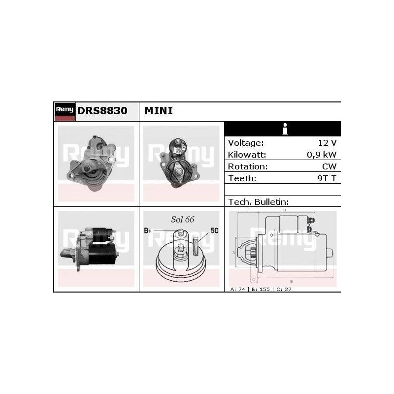 DEMARREUR - REMY REMANUFACTURED - M