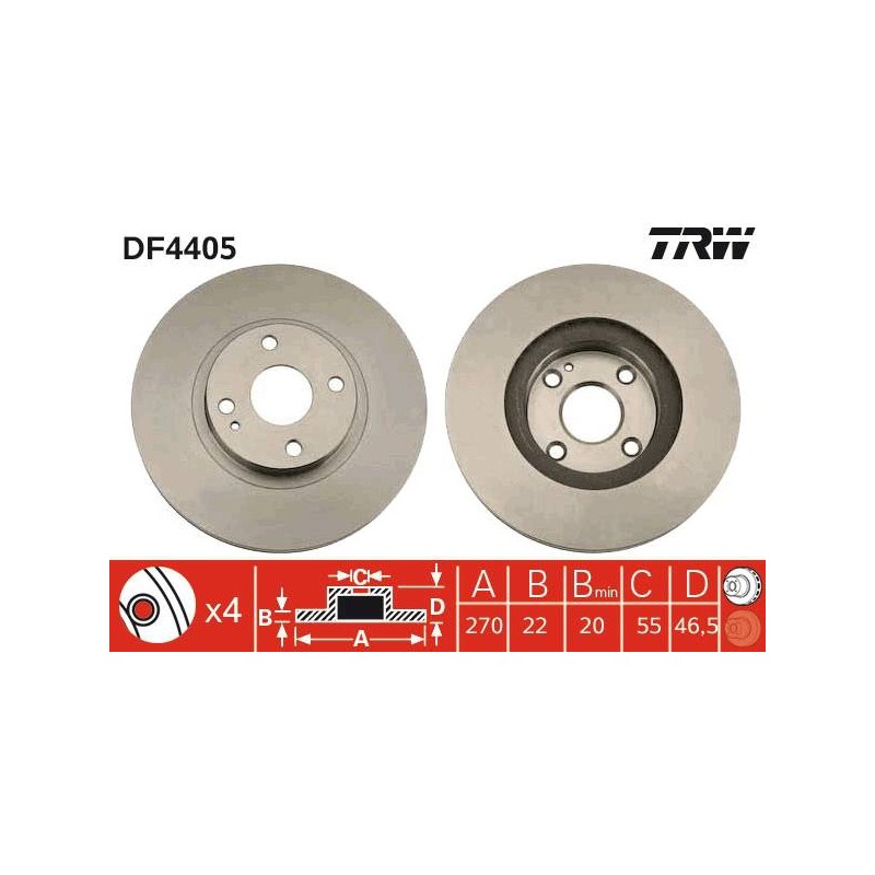 PAIRE DE DISQUES