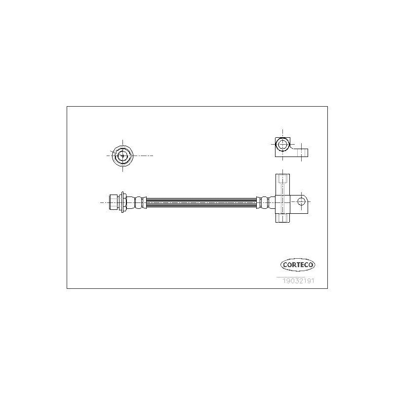 FLEXIBLE DE FREIN FORD TRANSIT