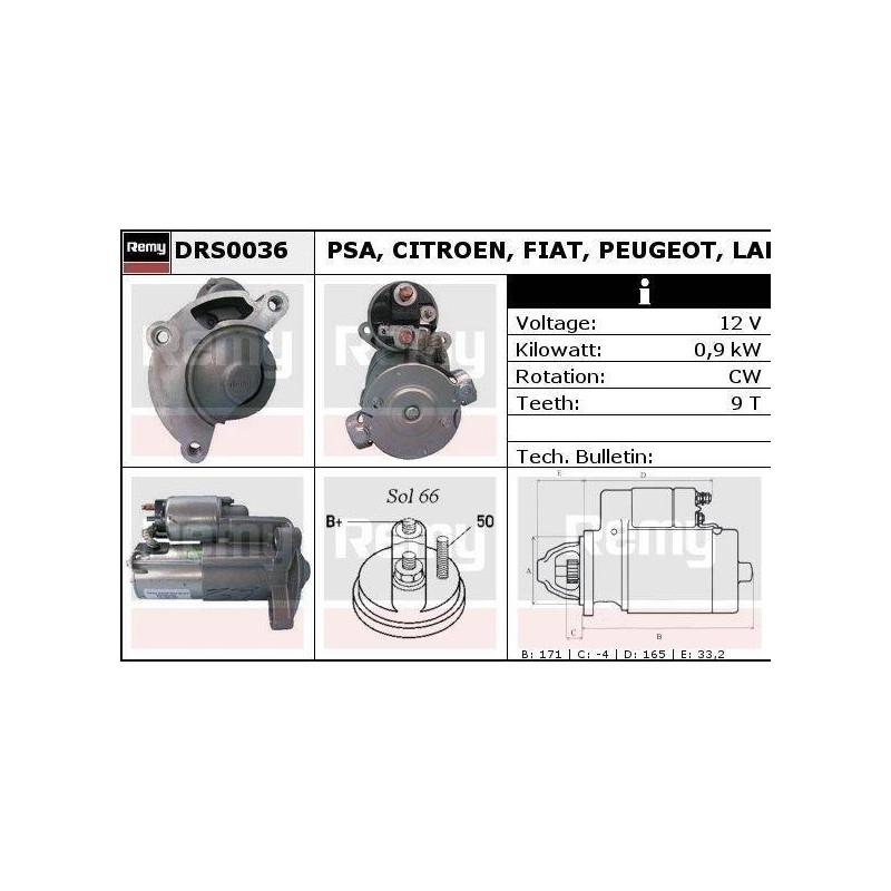 DEMARREUR - REMY REMANUFACTURED - C