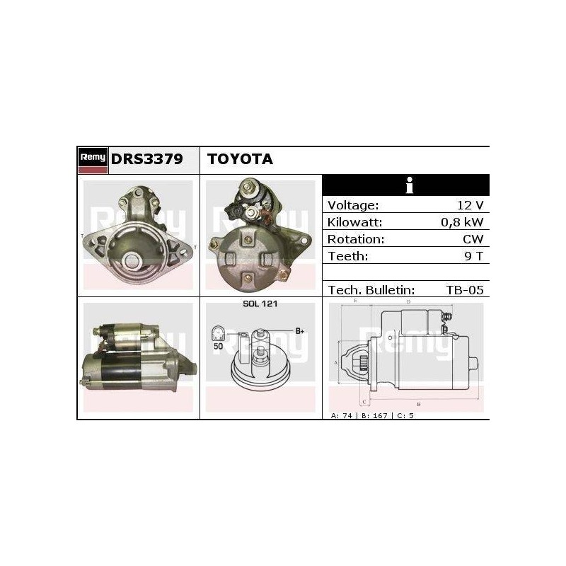 DEMARREUR - REMY REMANUFACTURED - T