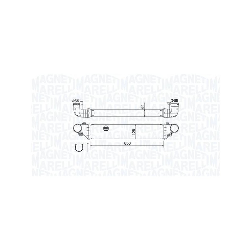 INTERCOOLER MB CLASSE C W203 220CDI