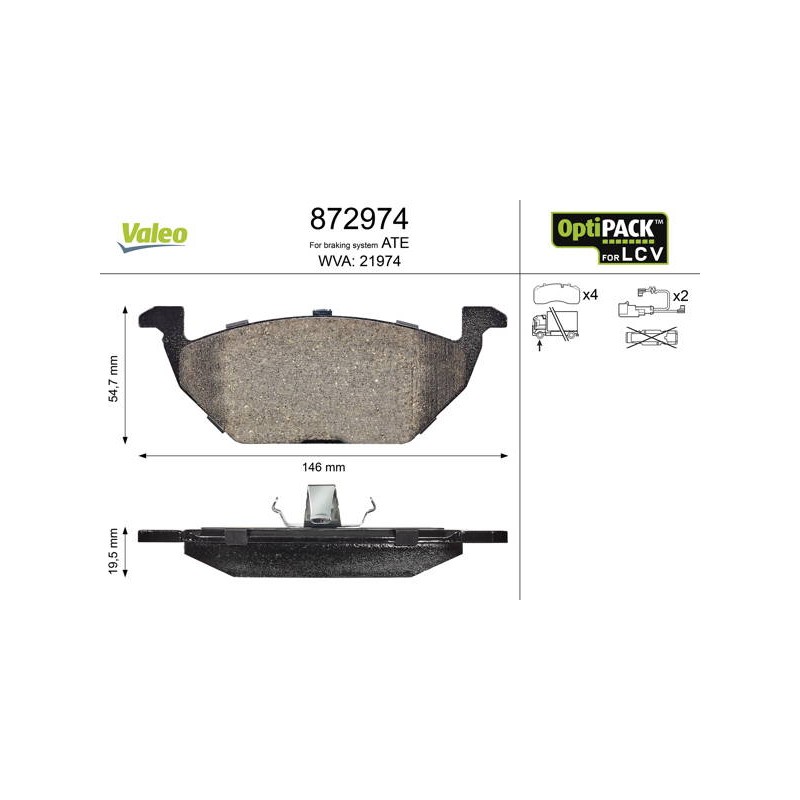 OPTIPACK POUR LCV VOLKSWAGEN CADDY