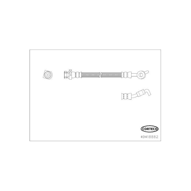 FLEXIBLE DE FREIN HYUNDAI 355/33