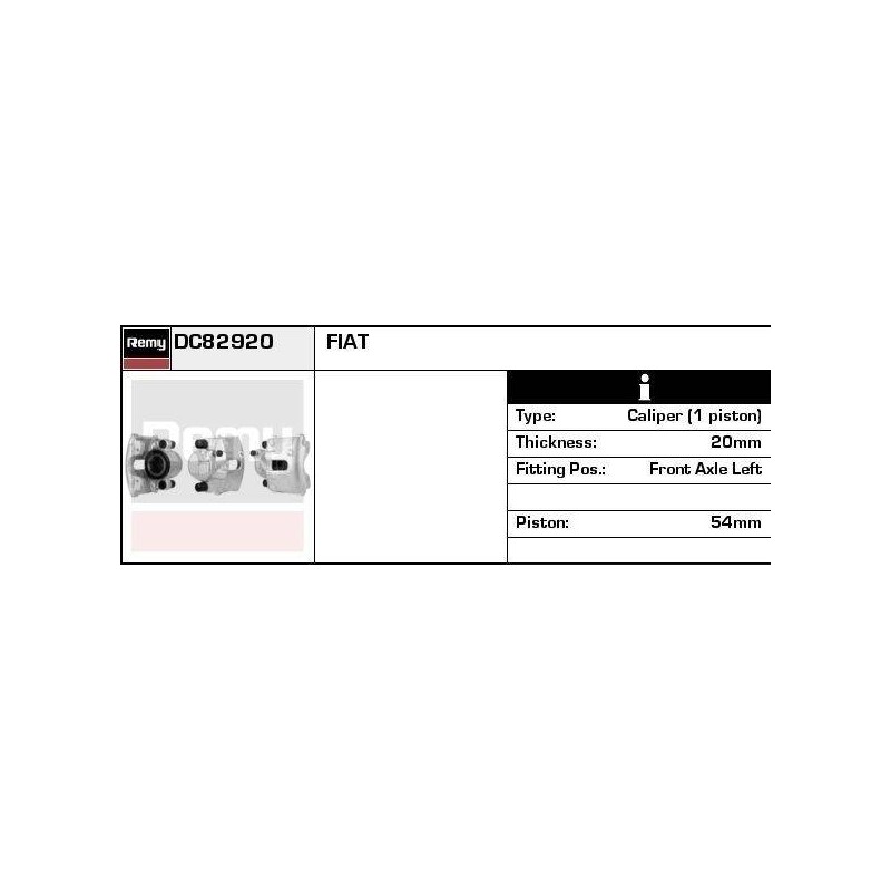 ETRIER DE FREIN - REMY REMANUFACTUR