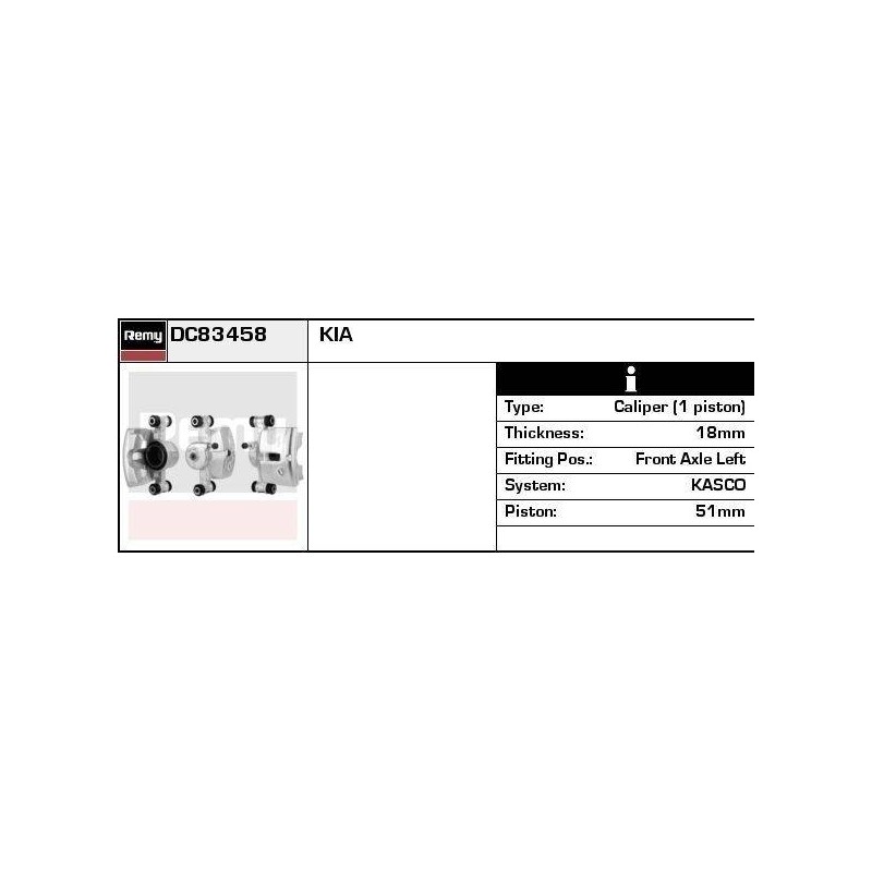 ETRIER DE FREIN - REMY REMANUFACTUR