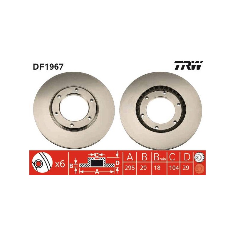 PAIRE DE DISQUES